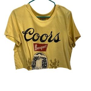 Coors crop tee